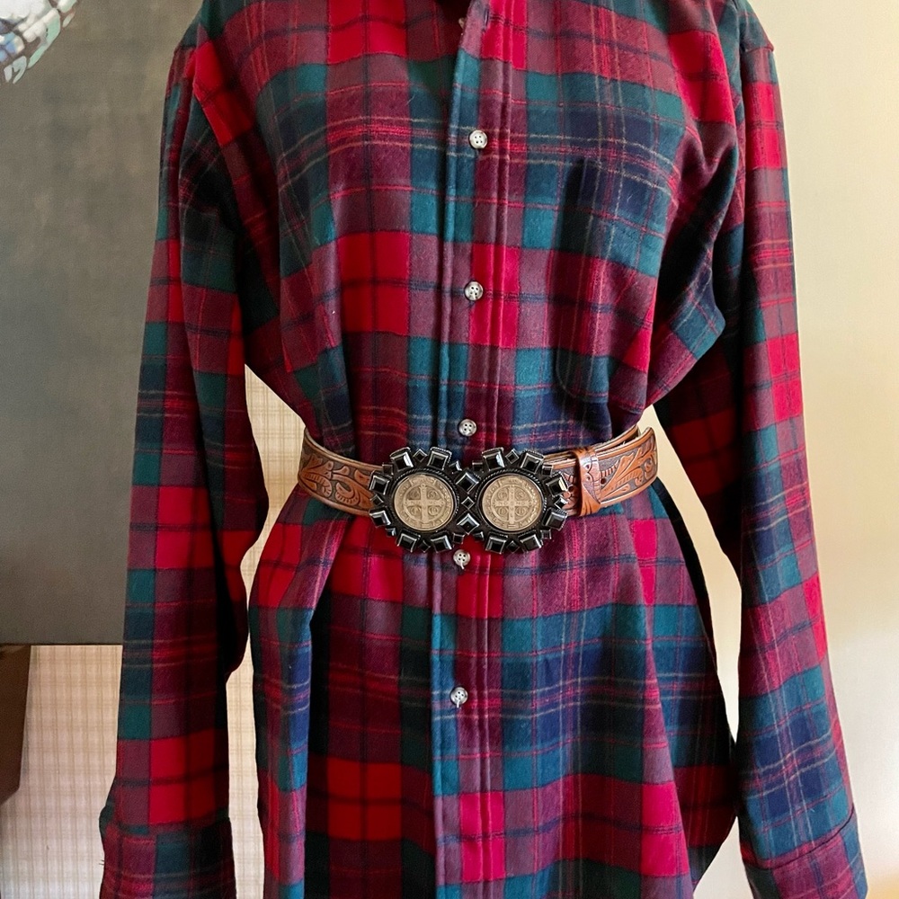 Pendleton Classic Tartan Plaid Wool Shirt - Picture 3 of 5
